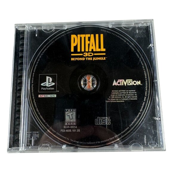 Pitfall 3D Beyond the Jungle Playstation PS1 Activision No Instructions - Picture 1 of 4